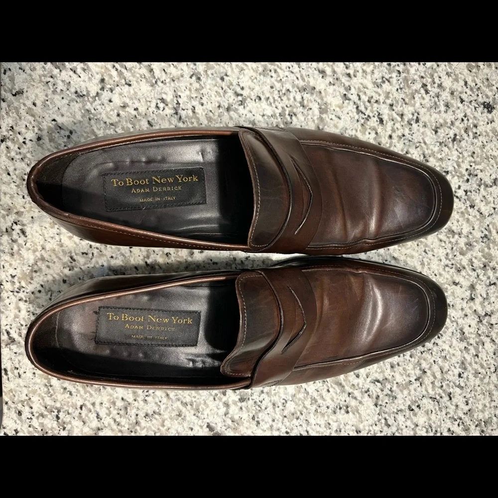 To Boot New York Loafers Brown Made in Italy - Picture 7 of 7